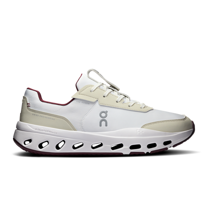 THE ROGER Wildcard Men in Ivory / Maroon