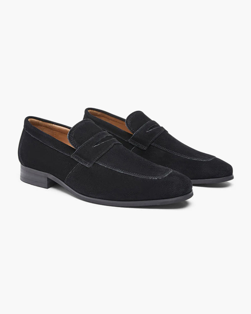 Velarre Suede Penny Loafers