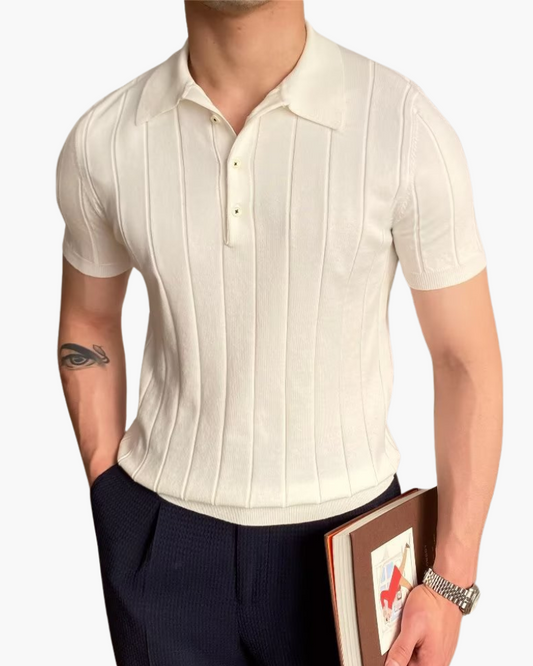 Velarre Cannes Ribbed Cotton Polo