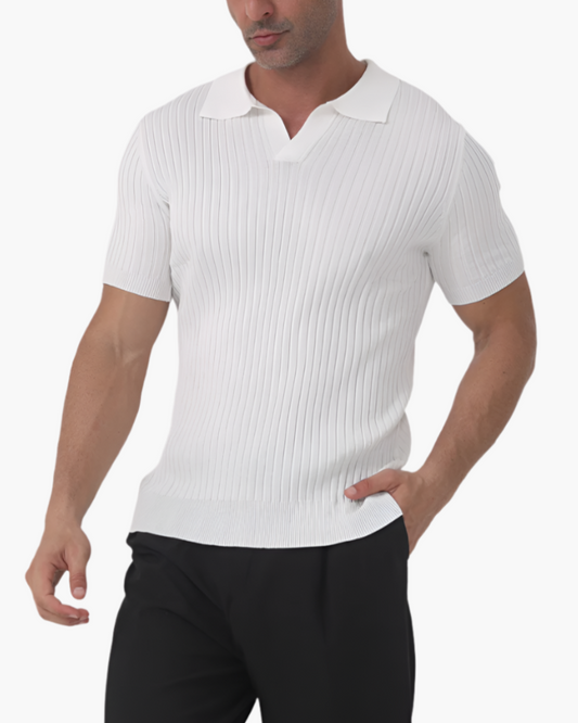 Velarre Florence Ribbed Cotton Polo